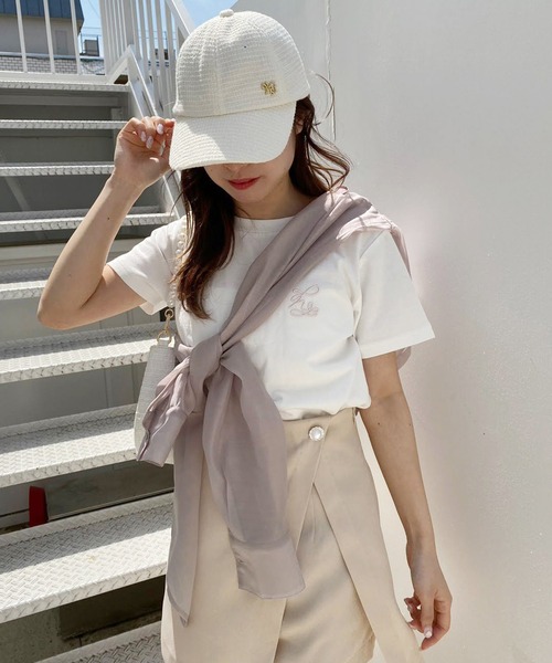 one after another NICE CLAUP(ワンアフターアナザーナイスクラップ)の「ハイネックインナーセット/マルチWAYシアーシャツ(シャツ/ブラウス・レディース・アイボリー/ライトピンク/ミント/モカ・FREE)」の19枚目の写真