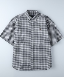 BEVERLY HILLS POLO CLUB(ビバリーヒルズポロクラブ)オックス刺繍ボタンダウン半袖シャツ
