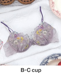 AMPHI（アンフィ）の「AMPHI｢-ハネのブラ-｣草花×レース　ブラジャー　B-Ccup（ブラジャー）」