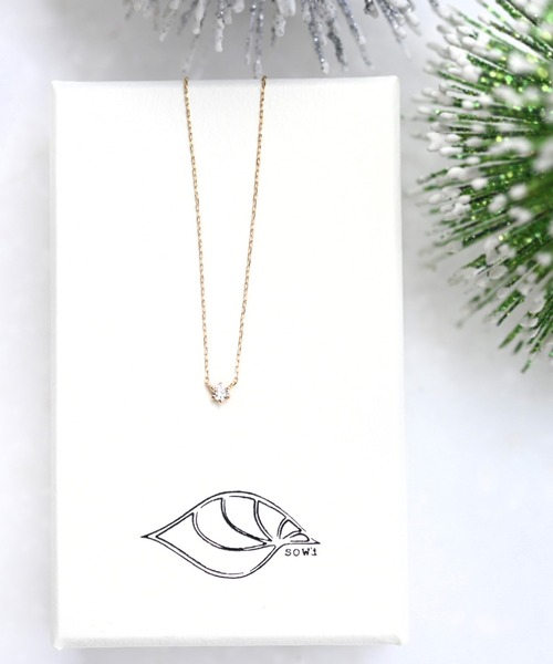 sowi（ソーイ）の「K10　0.05ct　一粒ダイヤ　ネックレス【ECモール限定】（ネックレス・レディース・ゴールド/ゴールド系その他2/ゴールド系その他3/ゴールド系その他4/ゴールド系その他5/ゴールド系その他6・40cm）」の19枚目の写真