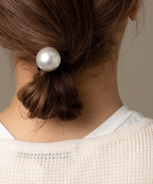 VATSURICA（バツリカ）の「〈VATSURICA〉バツリカ / パール ヘアゴム2（ヘアゴム・レディース・ホワイト・FREE）」の8枚目の写真