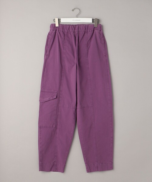 GANNI/ガニー Washed Cotton Canvas Elasticated Curve Pants