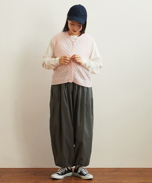 bulle de savon（ビュルデサボン）の「mohair fuwa fuwa Vest モヘア