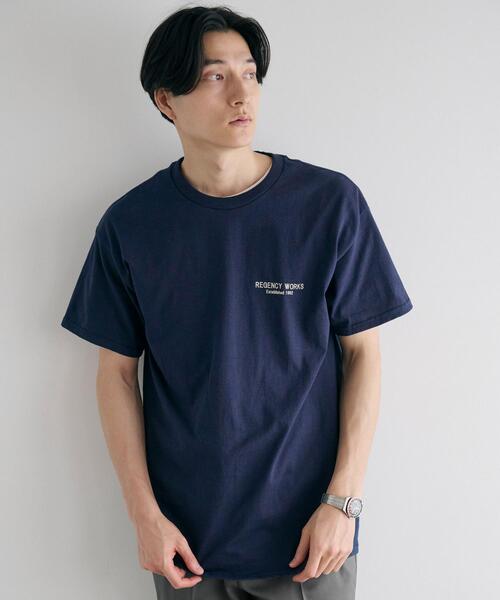 REGENCY WORKS（リージェンシーワークス）の「【別注】＜REGENCY WORKS×green label relaxing＞フォックス Tシャツ（Tシャツ/カットソー・メンズ・ネイビー・M/L/XL）」の8枚目の写真