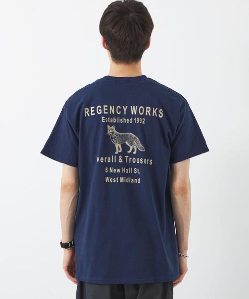 REGENCY WORKS（リージェンシーワークス）の「【別注】＜REGENCY WORKS×green label relaxing＞フォックス Tシャツ（Tシャツ/カットソー・メンズ・ネイビー・M/L/XL）」の9枚目の写真