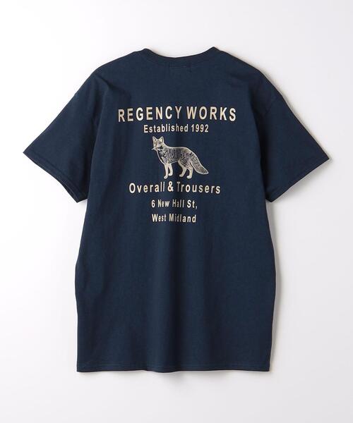 REGENCY WORKS（リージェンシーワークス）の「【別注】＜REGENCY WORKS×green label relaxing＞フォックス Tシャツ（Tシャツ/カットソー・メンズ・ネイビー・M/L/XL）」の11枚目の写真