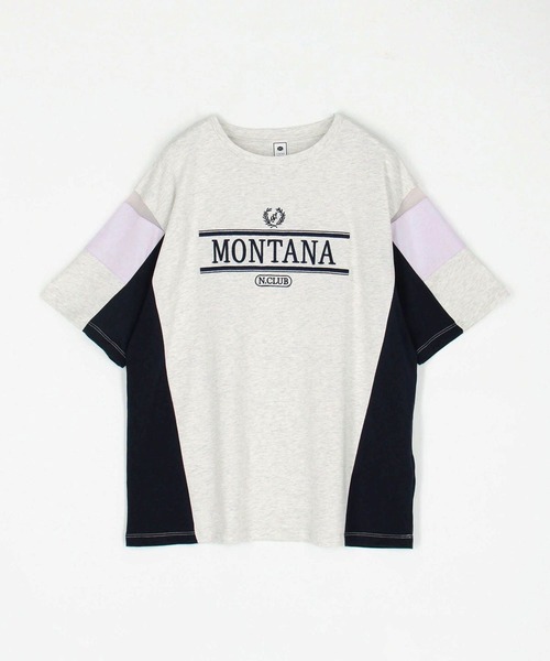 179/WG（イチナナキュウダブルジー）の「配色Tシャツ（Tシャツ/カットソー・レディース・オフホワイト/オートミール/ネイビー・FREE）」の22枚目の写真