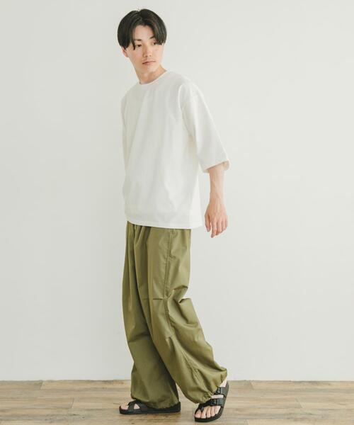 ITEMS URBANRESEARCH（アイテムズ アーバンリサーチ）の「クルーネックハンソデTシャツ（Tシャツ/カットソー・レディース・チャコールグレー/グレー系その他/ブルー系その他/ホワイト系その他/ホワイト・SMALL/MEDIUM）」の8枚目の写真