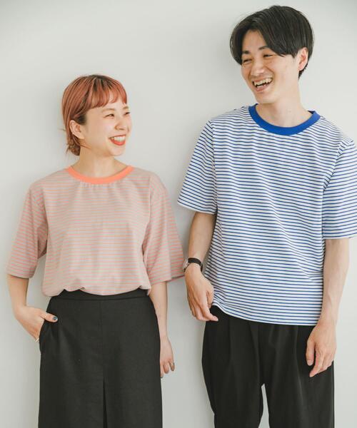 ITEMS URBANRESEARCH（アイテムズ アーバンリサーチ）の「クルーネックハンソデTシャツ（Tシャツ/カットソー・レディース・チャコールグレー/グレー系その他/ブルー系その他/ホワイト系その他/ホワイト・SMALL/MEDIUM）」の11枚目の写真