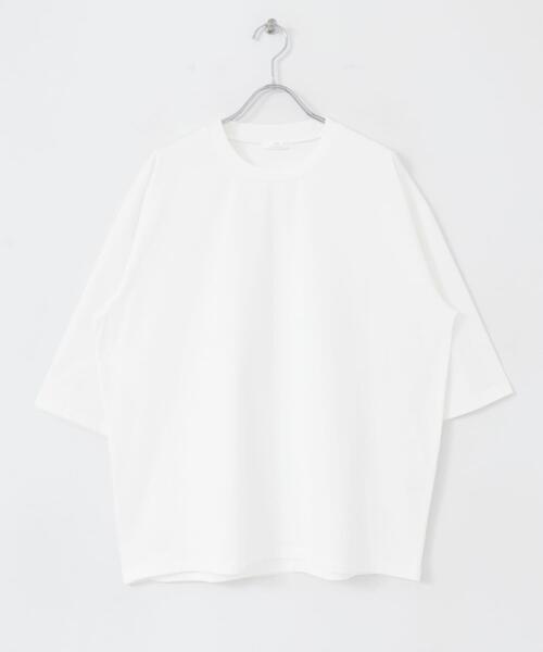ITEMS URBANRESEARCH（アイテムズ アーバンリサーチ）の「クルーネックハンソデTシャツ（Tシャツ/カットソー・レディース・チャコールグレー/グレー系その他/ブルー系その他/ホワイト系その他/ホワイト・SMALL/MEDIUM）」の21枚目の写真