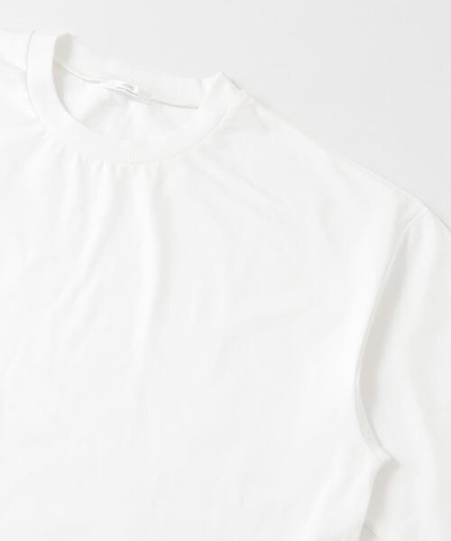 ITEMS URBANRESEARCH（アイテムズ アーバンリサーチ）の「クルーネックハンソデTシャツ（Tシャツ/カットソー・レディース・チャコールグレー/グレー系その他/ブルー系その他/ホワイト系その他/ホワイト・SMALL/MEDIUM）」の22枚目の写真