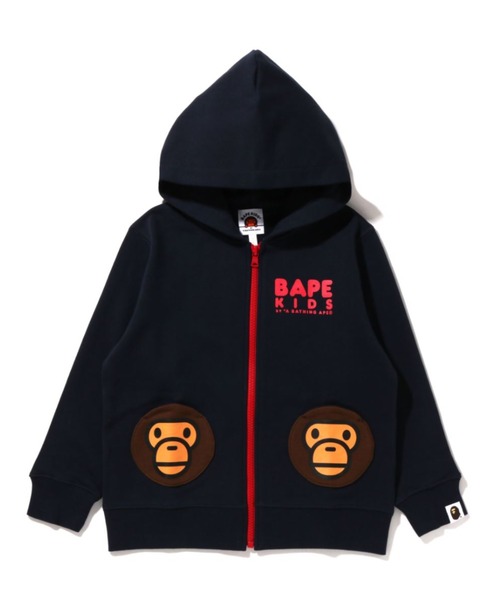 A BATHING APE（アベイシングエイプ）の「BABY MILO POCKET ZIP HOODIE