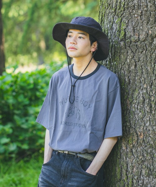 WudgeBoy（ワッジボーイ）の「WudgeBoy lion logo ringar Tee（Tシャツ/カットソー・レディース・カーキ/スミクロ/ネイビー・MEDIUM/LARGE）」の13枚目の写真