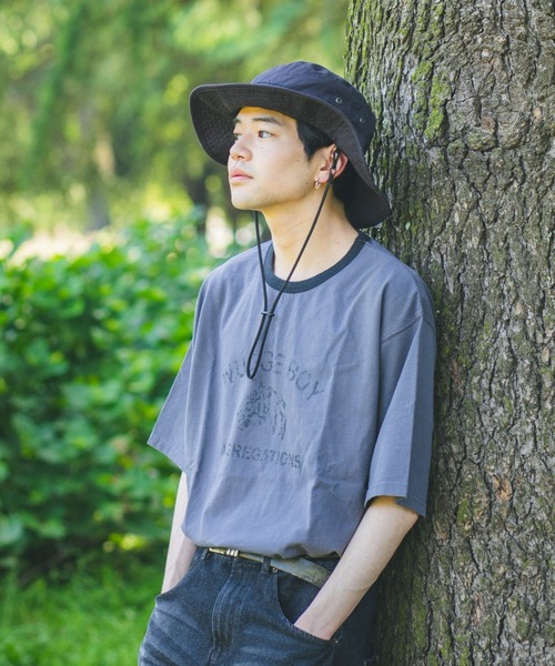 WudgeBoy（ワッジボーイ）の「WudgeBoy lion logo ringar Tee（Tシャツ/カットソー・レディース・カーキ/スミクロ/ネイビー・MEDIUM/LARGE）」の14枚目の写真