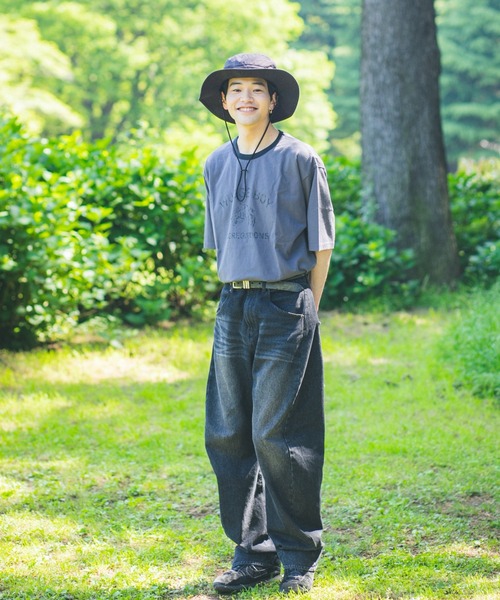 WudgeBoy（ワッジボーイ）の「WudgeBoy lion logo ringar Tee（Tシャツ/カットソー・レディース・カーキ/スミクロ/ネイビー・MEDIUM/LARGE）」の15枚目の写真