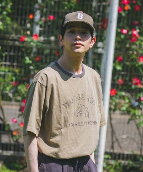 WudgeBoy（ワッジボーイ）の「WudgeBoy lion logo ringar Tee（Tシャツ/カットソー・レディース・カーキ/スミクロ/ネイビー・MEDIUM/LARGE）」の19枚目の写真