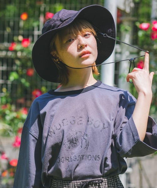 楽天市場】カットソートップス 刺繍【おさんぽ刺繍 ゆるTシャツ