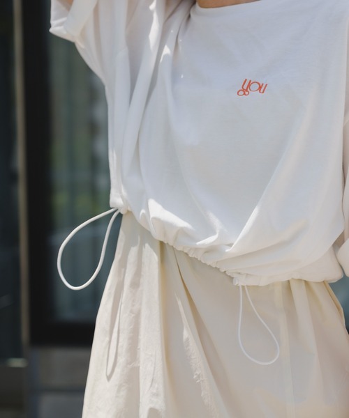 Kastane（カスタネ）の「【UNISEX/サイズ展開あり】SIXSENCE バックプリントTee（Tシャツ/カットソー・レディース・グレー/オフホワイト/イエロー・S/L）」の8枚目の写真