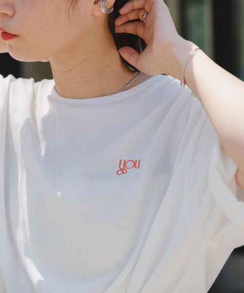 Kastane（カスタネ）の「【UNISEX/サイズ展開あり】SIXSENCE バックプリントTee（Tシャツ/カットソー・レディース・グレー/オフホワイト/イエロー・S/L）」の7枚目の写真