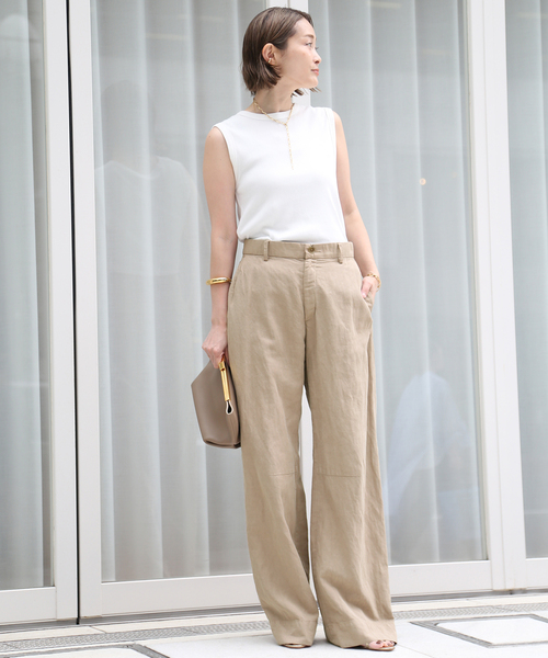 Deuxieme Classe FIBRY タック ワイド パンツ Deuxieme Classe（ドゥーズィエムクラス）の「FIBRY タック