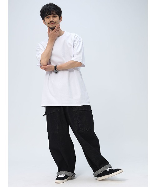 Goodwear(グッドウェア)の「Goodwear USAコットン 半袖 Tシャツ BIG Tee 2W7-11221(Tシャツ/カットソー・メンズ・ブラック/ネイビー/ダークグレー/ホワイト・LL/L/M)」の5枚目の写真