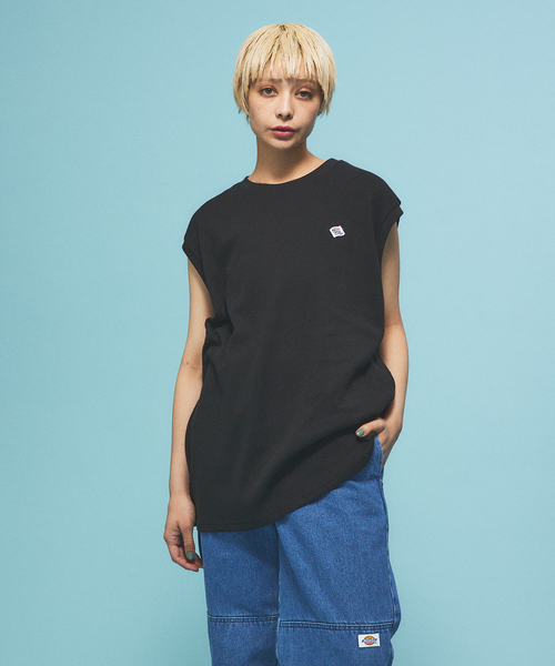 JEMORGAN（ジェーイーモーガン）の「【JEMORGAN/ジェーイーモーガン】ワッペン付きビックサイズノースリーブ/TCワッフル/ユニセックス（Tシャツ/カットソー・メンズ・ブラック/グリーン/ホワイト/ネイビー/ベージュ・M/L/LL）」の2枚目の写真