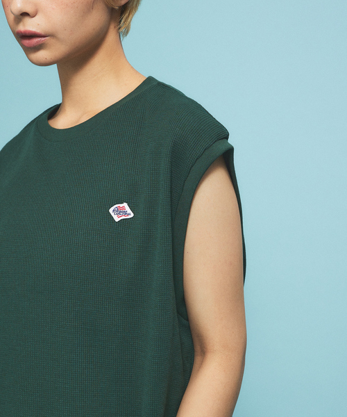 JEMORGAN（ジェーイーモーガン）の「【JEMORGAN/ジェーイーモーガン】ワッペン付きビックサイズノースリーブ/TCワッフル/ユニセックス（Tシャツ/カットソー・メンズ・ブラック/グリーン/ホワイト/ネイビー/ベージュ・M/L/LL）」の11枚目の写真