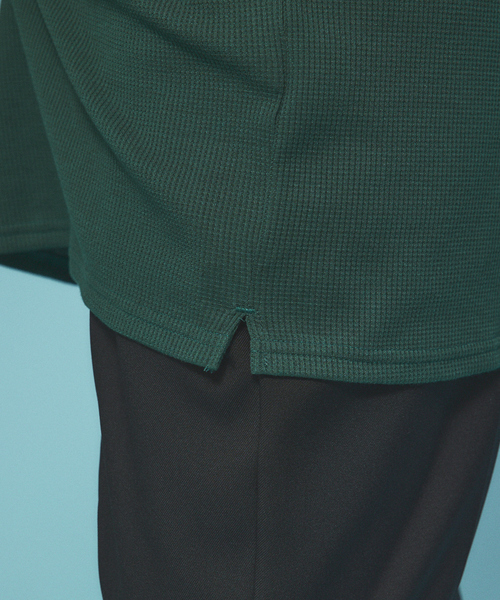 JEMORGAN（ジェーイーモーガン）の「【JEMORGAN/ジェーイーモーガン】ワッペン付きビックサイズノースリーブ/TCワッフル/ユニセックス（Tシャツ/カットソー・メンズ・ブラック/グリーン/ホワイト/ネイビー/ベージュ・M/L/LL）」の12枚目の写真