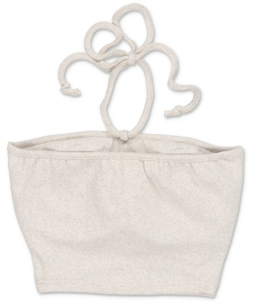 SPINNS（スピンズ）の「【セット対応商品】カップ付き ワンポイント刺繍デザイン ベアトップ（チューブトップ・レディース・オートミール/パープル/ピンク/グリーン/ブラック・ONESIZE）」の15枚目の写真