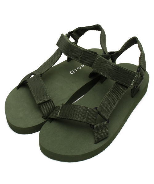 GIORDANO（ジョルダーノ）の「[GIORDANO]MEN ストラップサンダル（サンダル・メンズ・ホワイト系その他/ブラック/レッド系その他/その他1・LARGE/MEDIUM）」の4枚目の写真