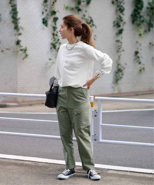 FRAMeWORK（フレームワーク）の「≪追加≫スラブベア天竺プルオーバー（Tシャツ/カットソー・レディース・スミクロ/グレー/ホワイト・FREE）」の21枚目の写真