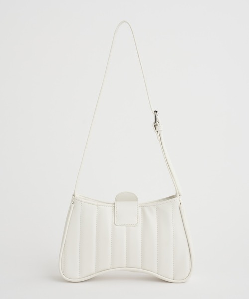 COLONY 2139（コロニートゥーワンスリーナイン）の「フェイクレザーキルティングバッグ（ショルダーバッグ・レディース・ブラック/オフホワイト・FREE）」の22枚目の写真