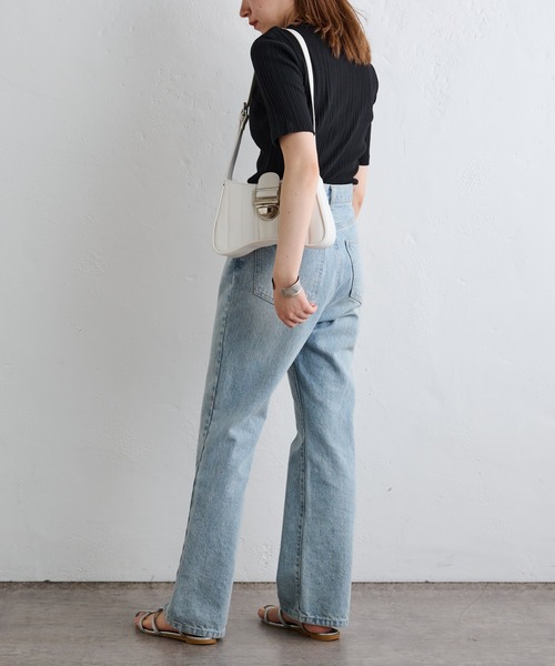 COLONY 2139（コロニートゥーワンスリーナイン）の「フェイクレザーキルティングバッグ（ショルダーバッグ・レディース・ブラック/オフホワイト・FREE）」の5枚目の写真