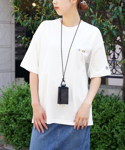 penguin BY MUNSINGWEAR(ペンギン バイ マンシングウェア)の「Penguin by Munsingwear/ペンギン バイ マンシングウェア BOGEY GRAPHIC PRINT T-SHIRT 半袖Tシャツ グラフィックTシャツ(Tシャツ/カットソー・メンズ・ホワイト/ブラック・M/L/XL)」の10枚目の写真