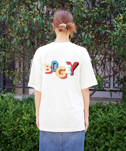 penguin BY MUNSINGWEAR(ペンギン バイ マンシングウェア)の「Penguin by Munsingwear/ペンギン バイ マンシングウェア BOGEY GRAPHIC PRINT T-SHIRT 半袖Tシャツ グラフィックTシャツ(Tシャツ/カットソー・メンズ・ホワイト/ブラック・M/L/XL)」の3枚目の写真