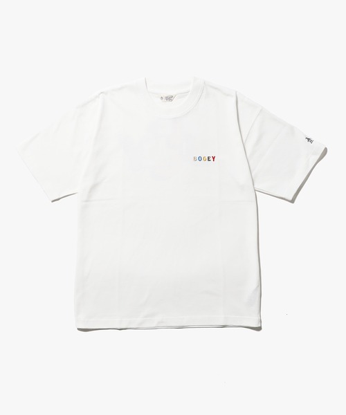 penguin BY MUNSINGWEAR(ペンギン バイ マンシングウェア)の「Penguin by Munsingwear/ペンギン バイ マンシングウェア BOGEY GRAPHIC PRINT T-SHIRT 半袖Tシャツ グラフィックTシャツ(Tシャツ/カットソー・メンズ・ホワイト/ブラック・M/L/XL)」の8枚目の写真