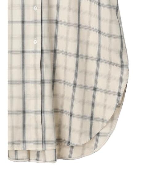 AMERICAN HOLIC（アメリカンホリック）の「イージーケアWポケットシャツワンピース（シャツワンピース・レディース・ブラック×ホワイト/ブラック/ホワイト系その他7/ネイビー系3・M/L）」の11枚目の写真