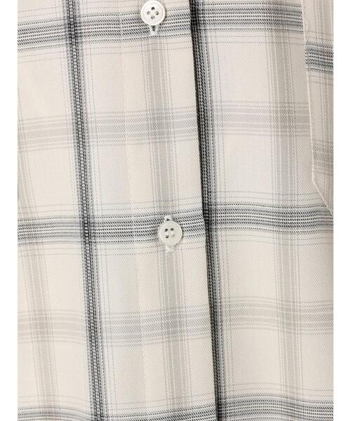 AMERICAN HOLIC（アメリカンホリック）の「イージーケアWポケットシャツワンピース（シャツワンピース・レディース・ブラック×ホワイト/ブラック/ホワイト系その他7/ネイビー系3・M/L）」の9枚目の写真