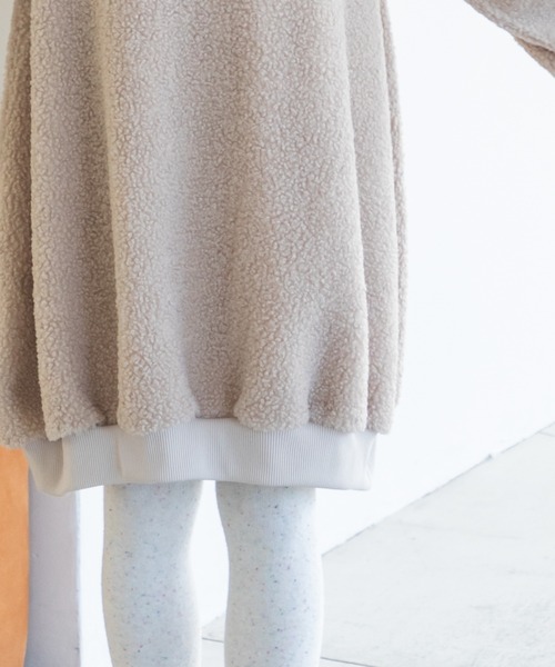 pairmanon（ペアマノン）の「シープボア チュニック ワンピース