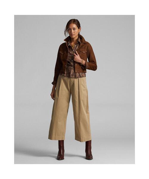 RRL(ダブル アール エル)の「(限定コレクション)シープスキン ジャケット(その他アウター・レディース・ブラウン・1/2/3/4)」の3枚目の写真