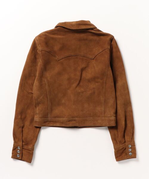 RRL(ダブル アール エル)の「(限定コレクション)シープスキン ジャケット(その他アウター・レディース・ブラウン・1/2/3/4)」の9枚目の写真