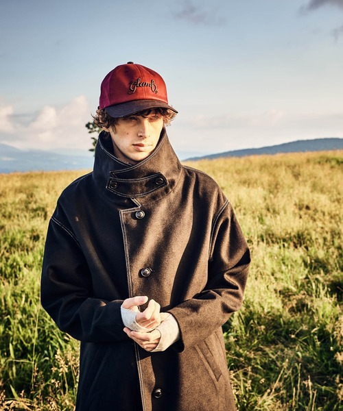 glamb（グラム）の「Spared Neck Coat / スペアードネックコート（ピーコート・メンズ・カーキ/ブラック・S/L/M）」の15枚目の写真