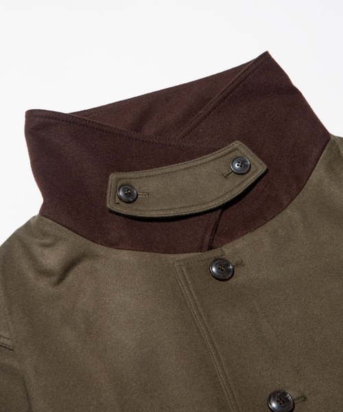 glamb（グラム）の「Spared Neck Coat / スペアードネックコート（ピーコート・メンズ・カーキ/ブラック・S/L/M）」の18枚目の写真
