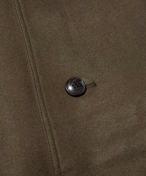 glamb（グラム）の「Spared Neck Coat / スペアードネックコート（ピーコート・メンズ・カーキ/ブラック・S/L/M）」の19枚目の写真