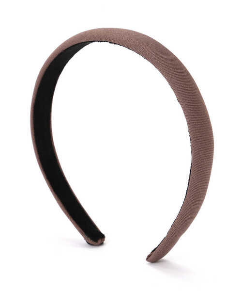 NATURAL BEAUTY BASIC（ナチュラルビューティーベーシック）の「グログランカチューシャ（カチューシャ・レディース・ブラウン/ブラック・ﾌﾘ-）」の4枚目の写真