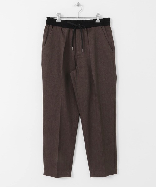 ITEMS URBANRESEARCH（アイテムズ アーバンリサーチ）の「ウエストイージーヘリンボーンテーパードパンツ（その他パンツ・メンズ・ブラック/ブラウン・LARGE/MEDIUM）」の14枚目の写真