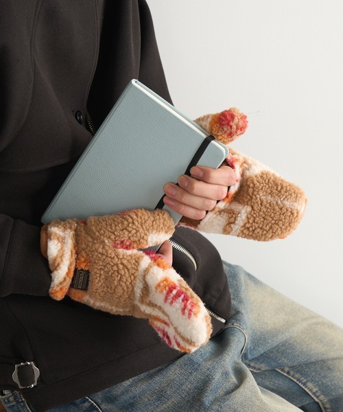 PENDLETON（ペンドルトン）の「【PENDLETON】ボアミトン手袋 /PDT-000-233019（手袋・メンズ・ブラック/ブラウン/オフホワイト/ブラウン系その他2/ホワイト系その他2/ブラック系その他2・FREE）」の6枚目の写真