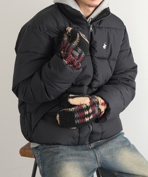 PENDLETON（ペンドルトン）の「【PENDLETON】ボアミトン手袋 /PDT-000-233019（手袋・メンズ・ブラック/ブラウン/オフホワイト/ブラウン系その他2/ホワイト系その他2/ブラック系その他2・FREE）」の10枚目の写真