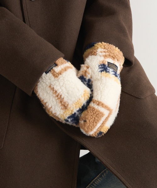PENDLETON（ペンドルトン）の「【PENDLETON】ボアミトン手袋 /PDT-000-233019（手袋・メンズ・ブラック/ブラウン/オフホワイト/ブラウン系その他2/ホワイト系その他2/ブラック系その他2・FREE）」の17枚目の写真