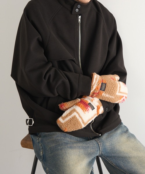PENDLETON（ペンドルトン）の「【PENDLETON】ボアミトン手袋 /PDT-000-233019（手袋・メンズ・ブラック/ブラウン/オフホワイト/ブラウン系その他2/ホワイト系その他2/ブラック系その他2・FREE）」の14枚目の写真